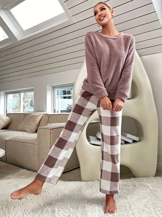 Buba™ Cozy Checkered Lounge Set