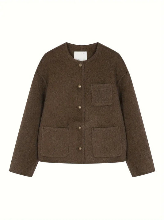 Classic Heritage Buttoned Wool Coat