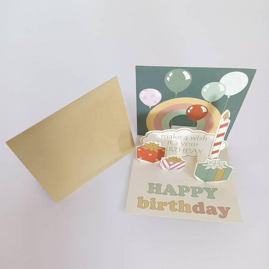 Festive Surprise 3D Pop-Up Card