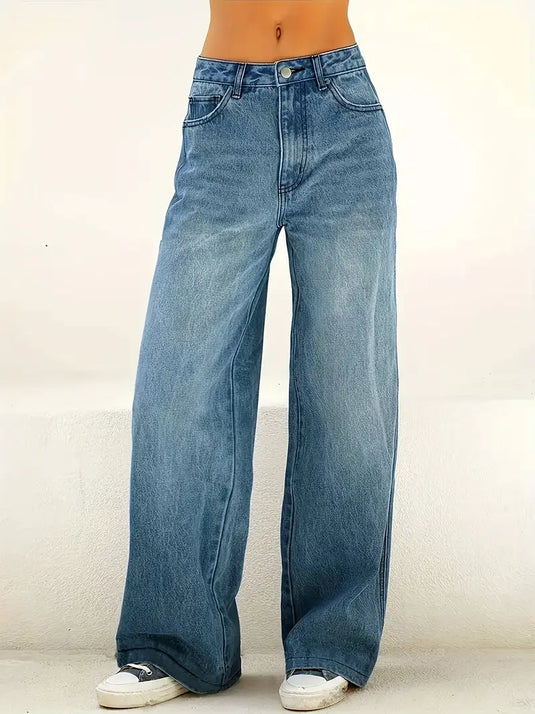 Vintage Wide-Leg Denim