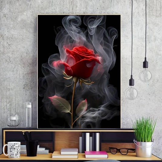 Mystic Rose Smoke 5D Diamond Painting Kit