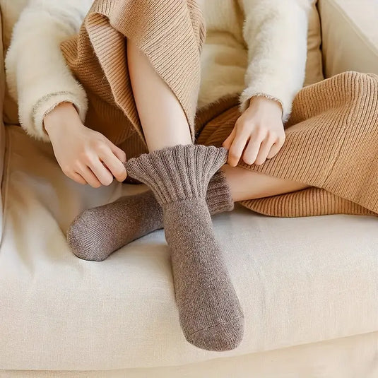 Cozy Knit Socks Set