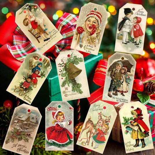 Christmas Cheer: 50-Piece Gift Tag Set