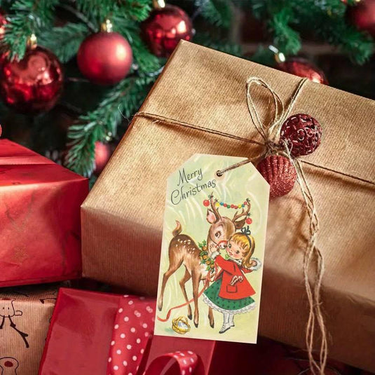 Christmas Cheer: 50-Piece Gift Tag Set