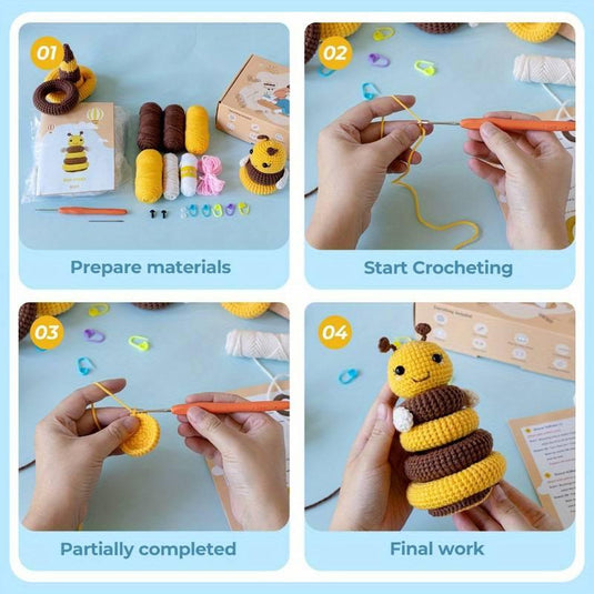 Bumblebee Stacker Crochet Kit