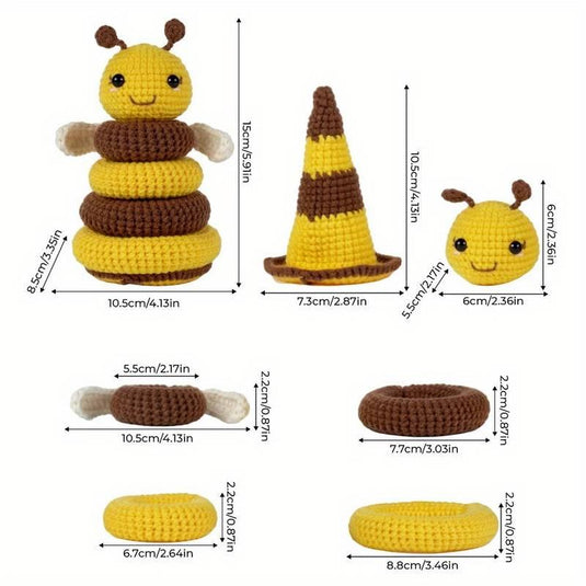 Bumblebee Stacker Crochet Kit