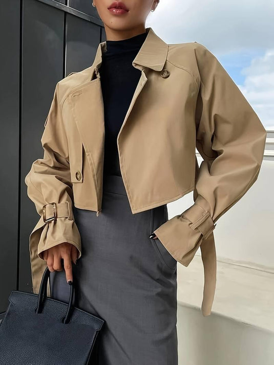 Orla™ Classic Cropped Trench Jacket