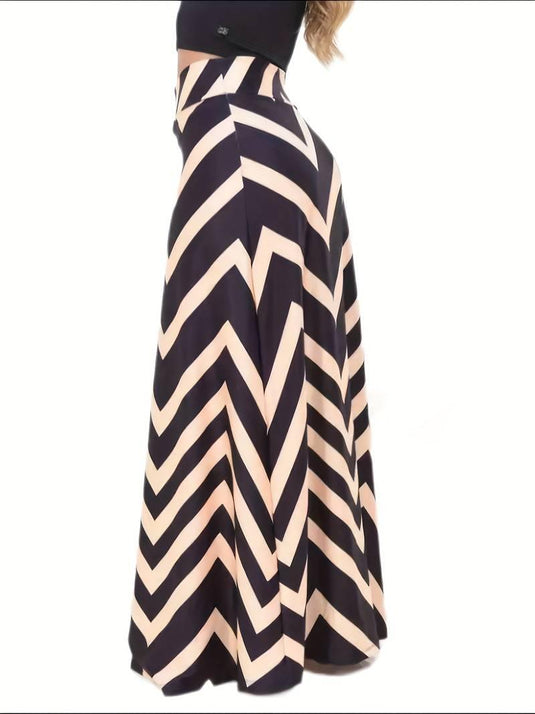 Chevron Elegance Skirt