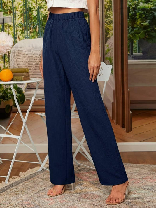 High-Waisted Palazzo Pants