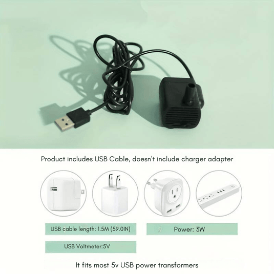 Automatic Water Fountain with USB Connection