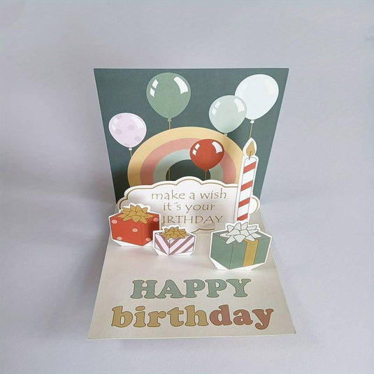 Festive Surprise 3D Pop-Up Card