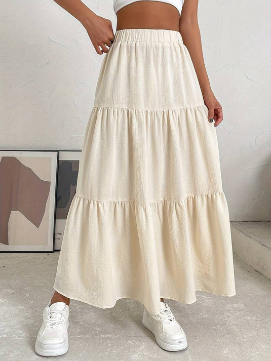 Tiered Maxi Skirt