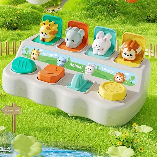 Montessori Pop-Up Animal Fun Playset