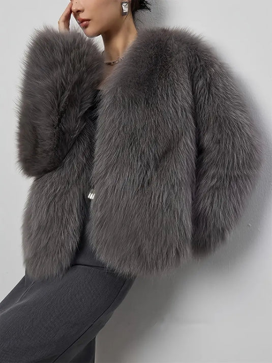 Soft Faux Fur Coat