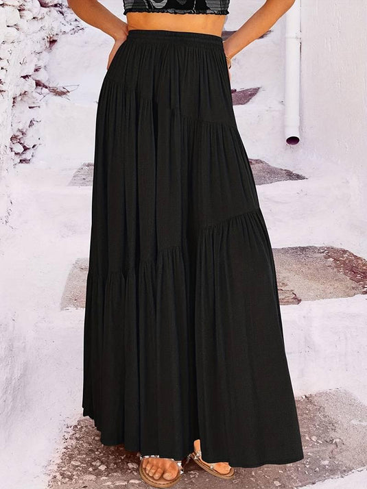 Timeless Black Maxi Skirt