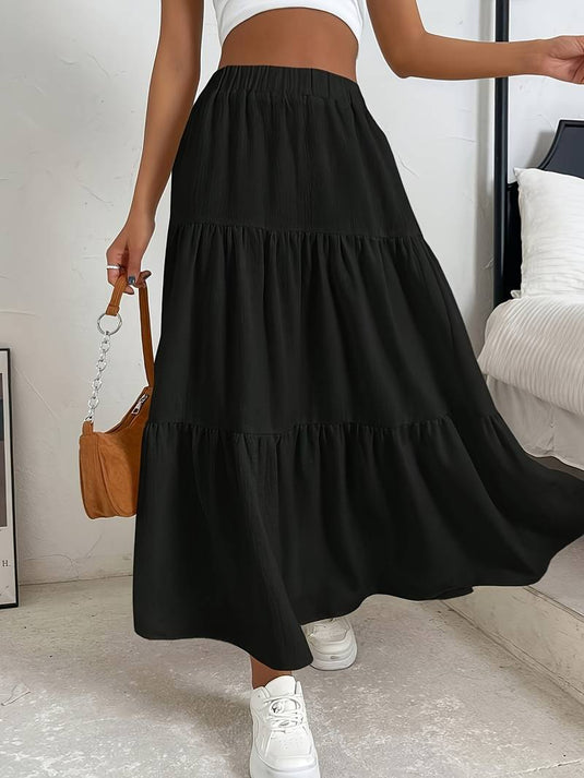 Tiered Maxi Skirt