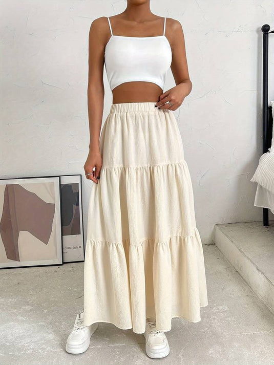 Tiered Maxi Skirt