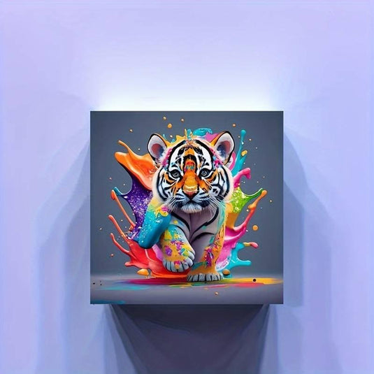 Colorful Tiger 5D Diamond Painting Kit