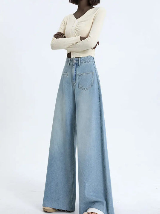 High Waist Wide Leg Jeans