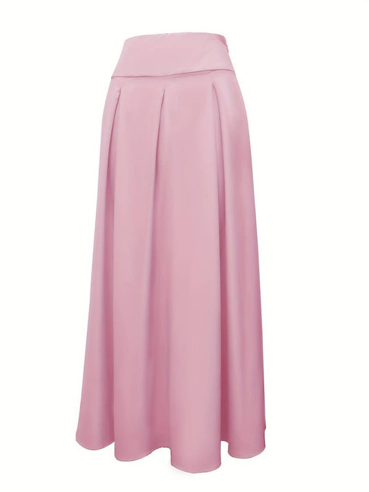 Classic Pleated Maxi Skirt