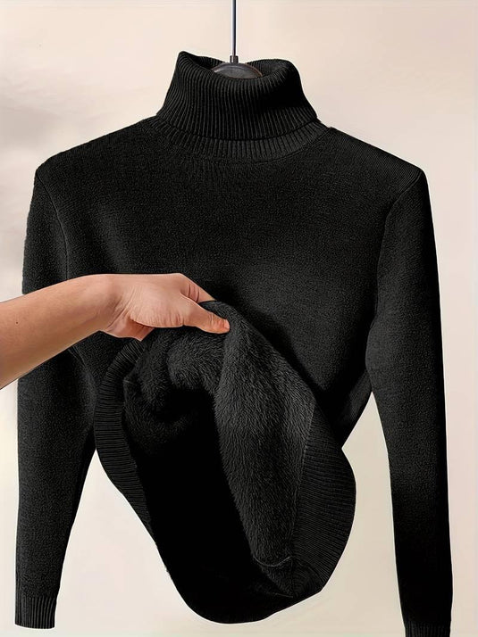 Zoey™ Fleece-Lined Turtleneck