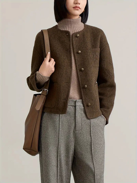 Classic Heritage Buttoned Wool Coat