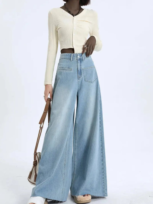 High Waist Wide Leg Jeans