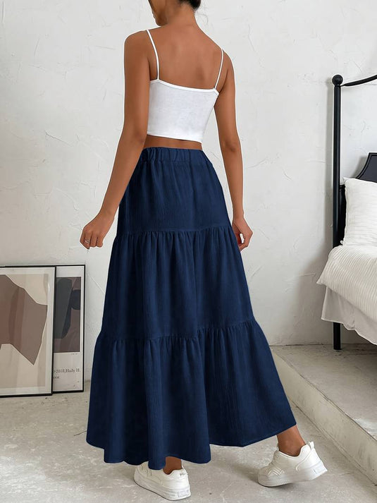 Tiered Maxi Skirt