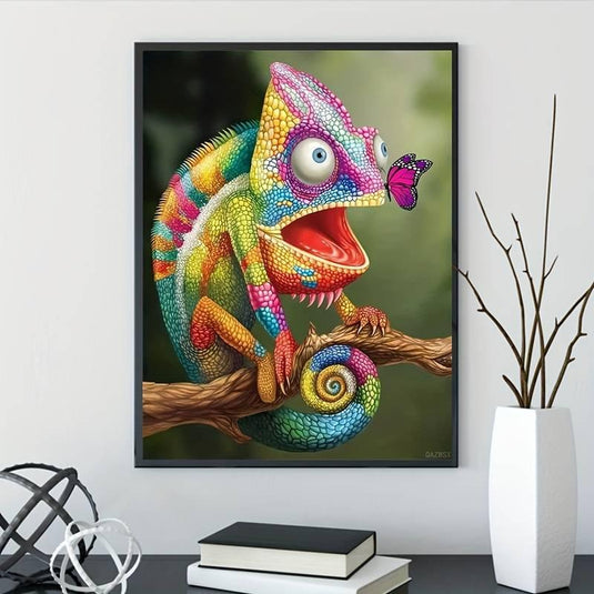 Chameleon 5D Diamond Painting Kit