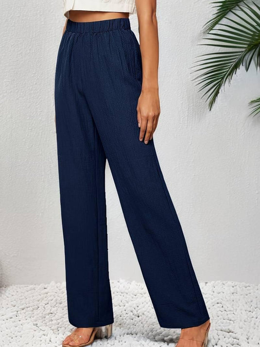 High-Waisted Palazzo Pants