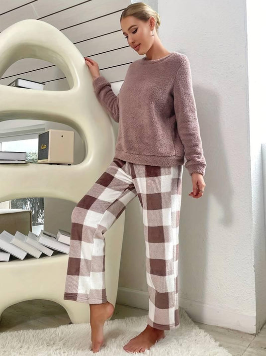 Buba™ Cozy Checkered Lounge Set