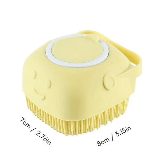 Pet Bath Brush with Soap Dispenser