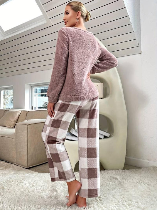 Buba™ Cozy Checkered Lounge Set