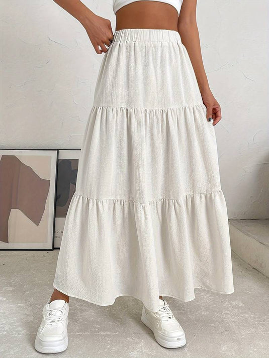 Tiered Maxi Skirt