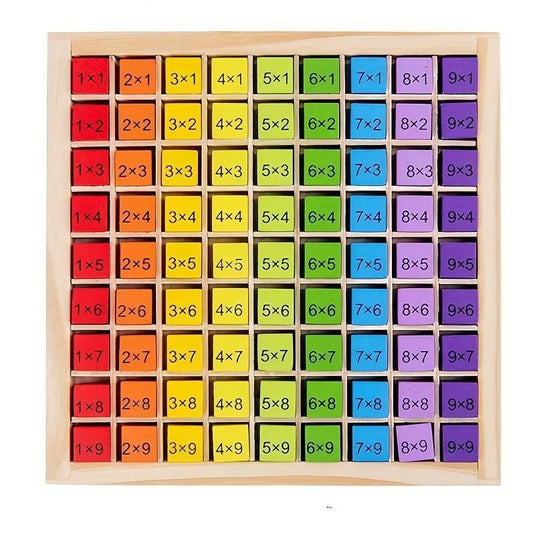 Montessori Wooden Multiplication Table