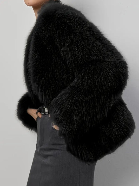 Soft Faux Fur Coat