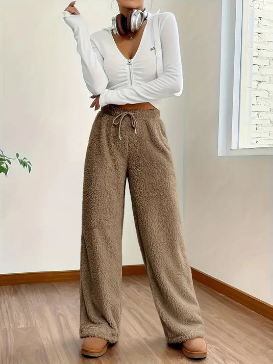 Cozy Fleece-Lined Trousers