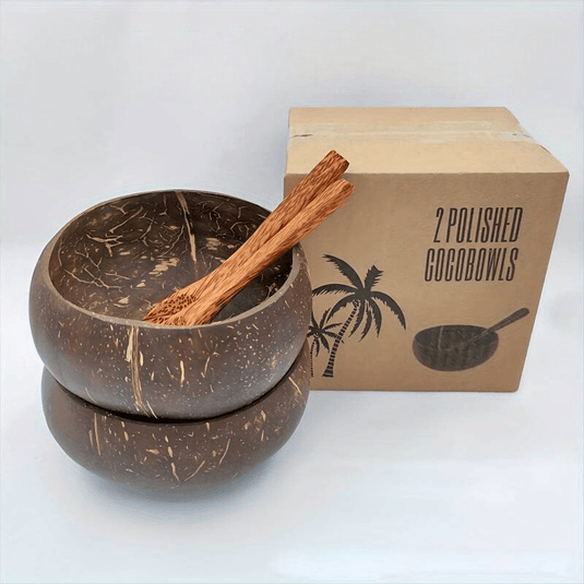 Eco Coconut Bowls Set - 4 Pieces