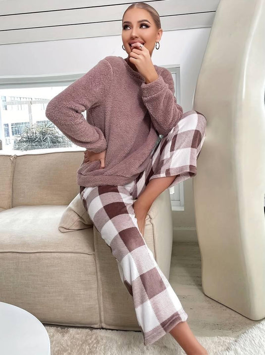 Buba™ Cozy Checkered Lounge Set