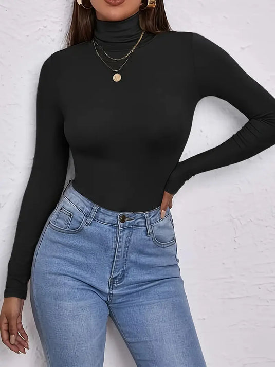 Soft Turtleneck Top