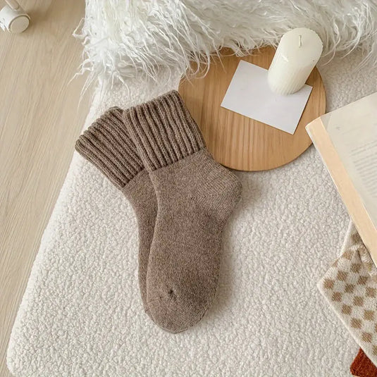 Cozy Knit Socks Set