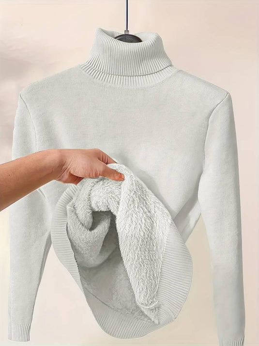 Zoey™ Fleece-Lined Turtleneck