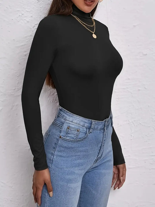 Soft Turtleneck Top