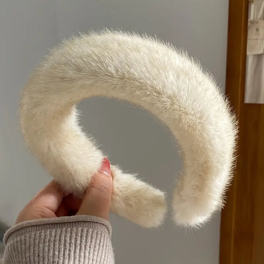 Faux Fur Plush Headband