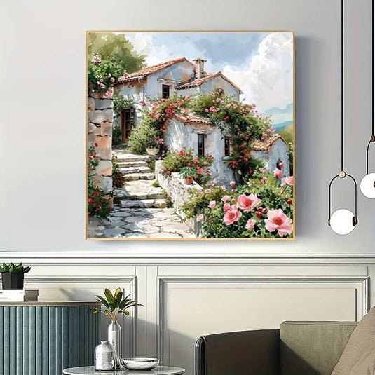 Mediterranean Cottage Diamond Painting