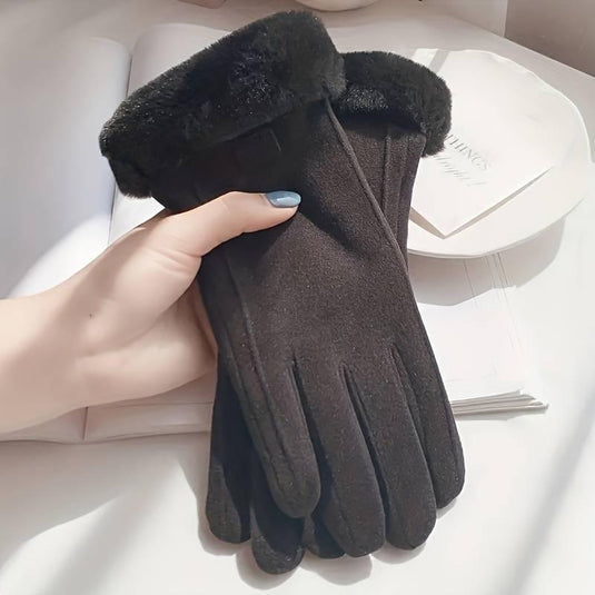 LuxeTouch Fleece-Lined Winter Gloves