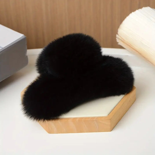 Plush Faux Fur Hair Clip™