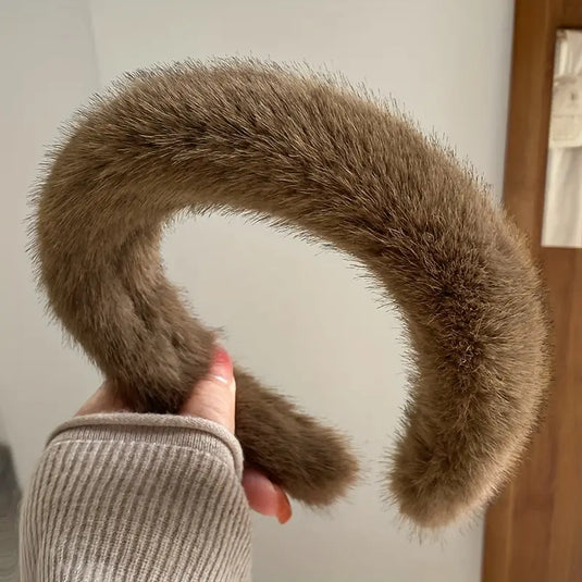 Faux Fur Plush Headband