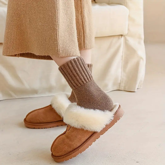 Cozy Knit Socks Set