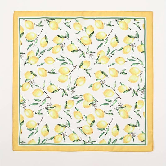 Lemon Bliss Square Scarf